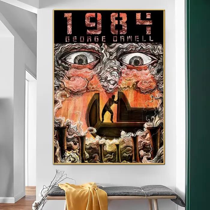 Affiches autocollantes de film George Orwell