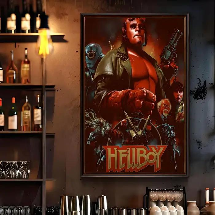 Affiche de bande dessinée H-Hellboy