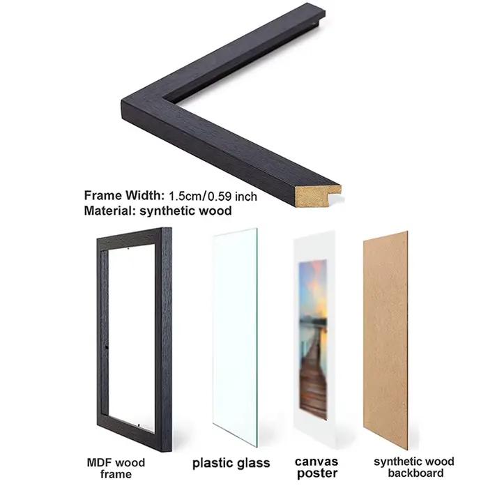 Cadre Photo mural avec 15x21 A4 A3