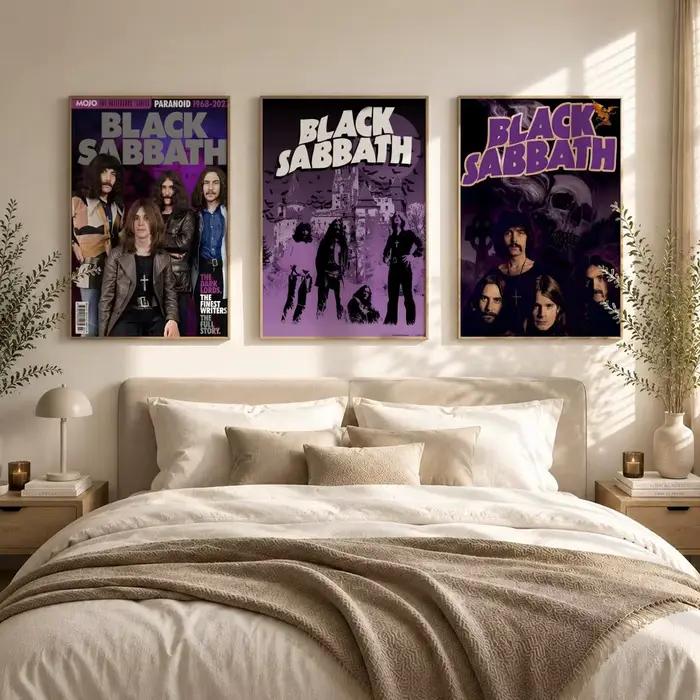 Affiche HD de la groupe B-Black S-Sabbath