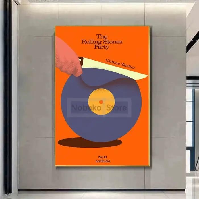 Affiches abstraites de musique polonaise originale