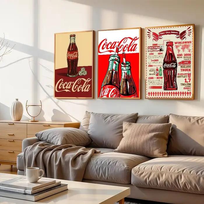 Affiche imprimée à la mode C-Coca C-ColaS