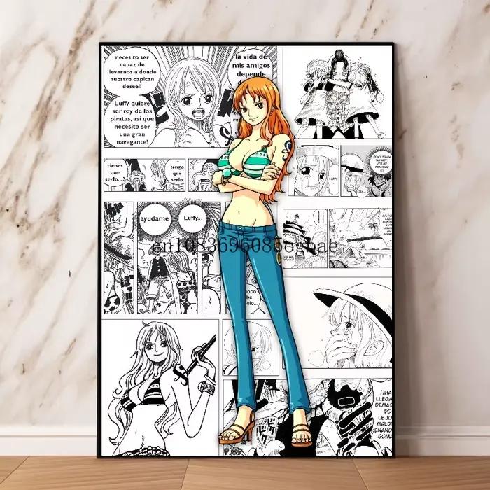 Affiche une pièce, peinture sur toile, singe D. Luffy, décoration de maison, sans cadre, Anime, Art mural, décoration de maison, image, cadeau pour enfants