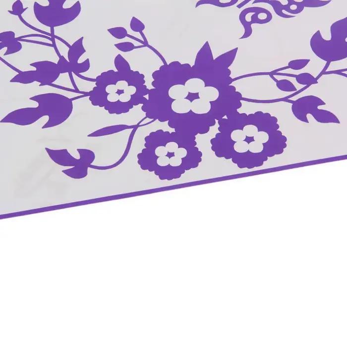 Autocollants muraux papillon et fleur pour salle de bain