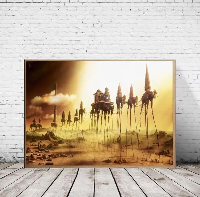 Affiches et imprimés surréalisme, œuvres d'art célèbres de Salvador Dali, peinture sur toile, images d'art murales pour décoration de salon et de maison