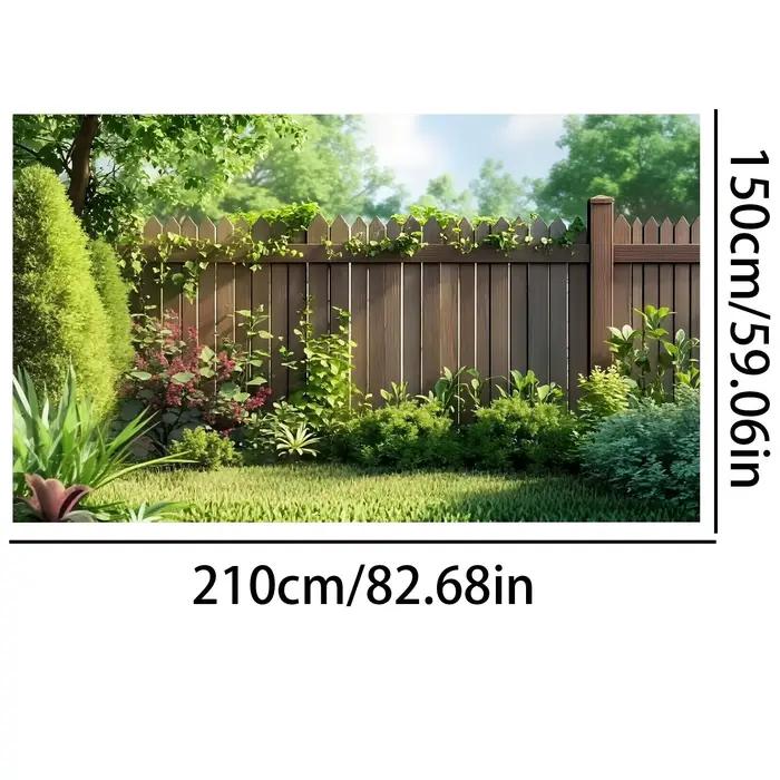 Toiles de fond de jardin pour mur 210x150cm