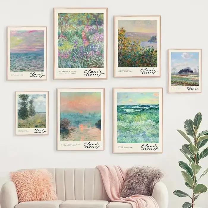 Claude Monet-Affiche Imprimée de Collection d'emouvres d'Art Classiques