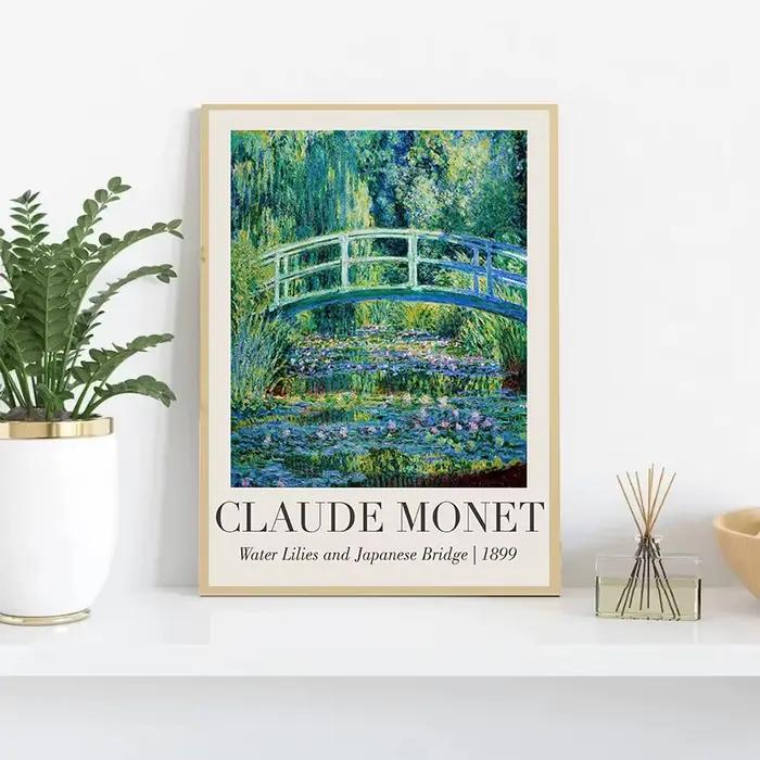 Affiche d'artiste impressionniste de Claude Monet