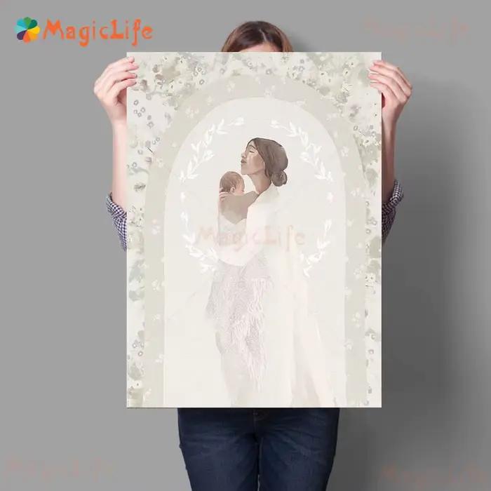Affiche d'art avec illustration du Christ