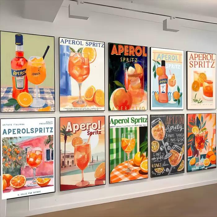 Affiche de vin italien A-Aperol spritz