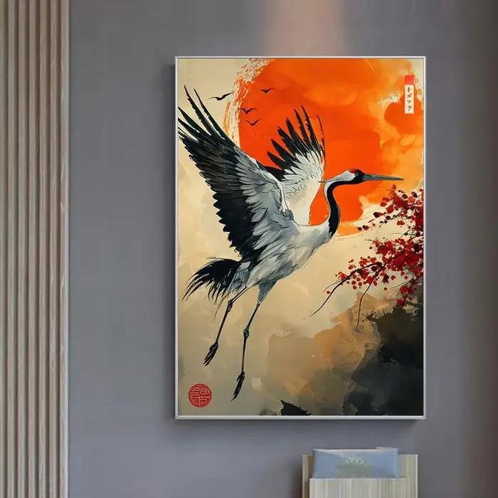 Affiche d'art mural style japonais