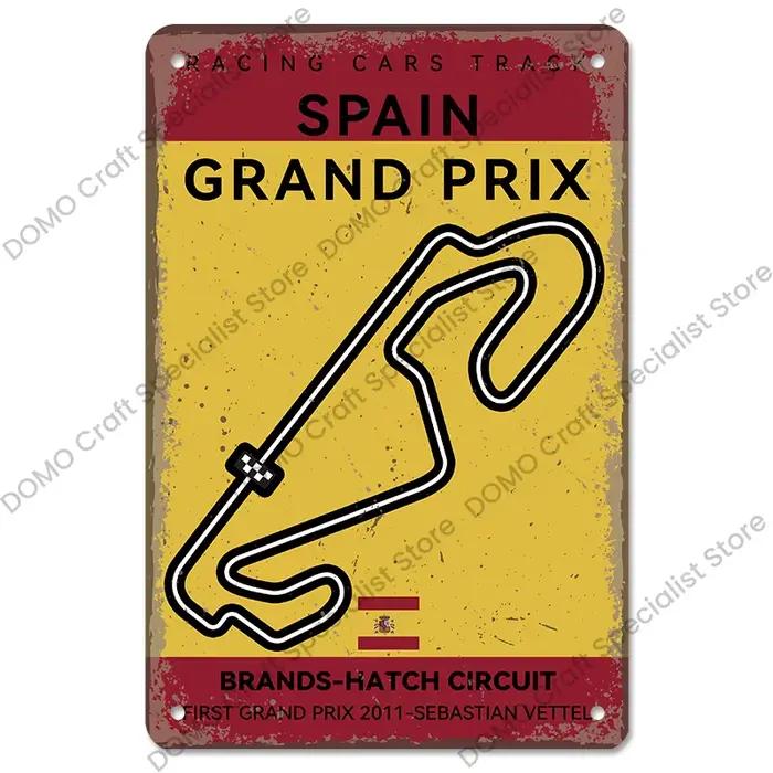 Affiche de Circuit de course F1