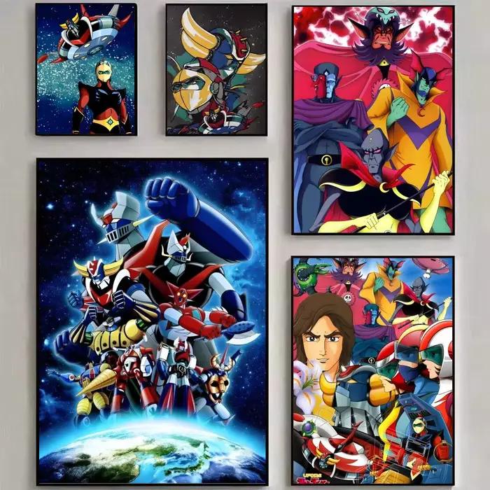 Affiche d'anime classique Robot G-Goldorak