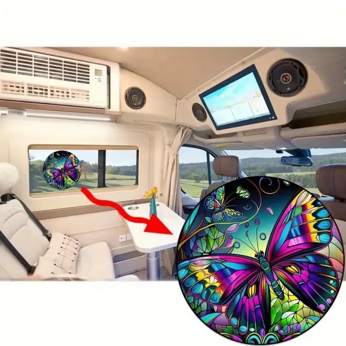 Autocollants électrostatiques pour vitres papillon