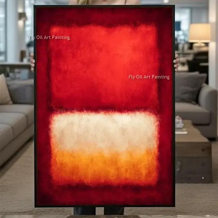 Peinture à l'huile sur toile inspirée de Mark Rothko