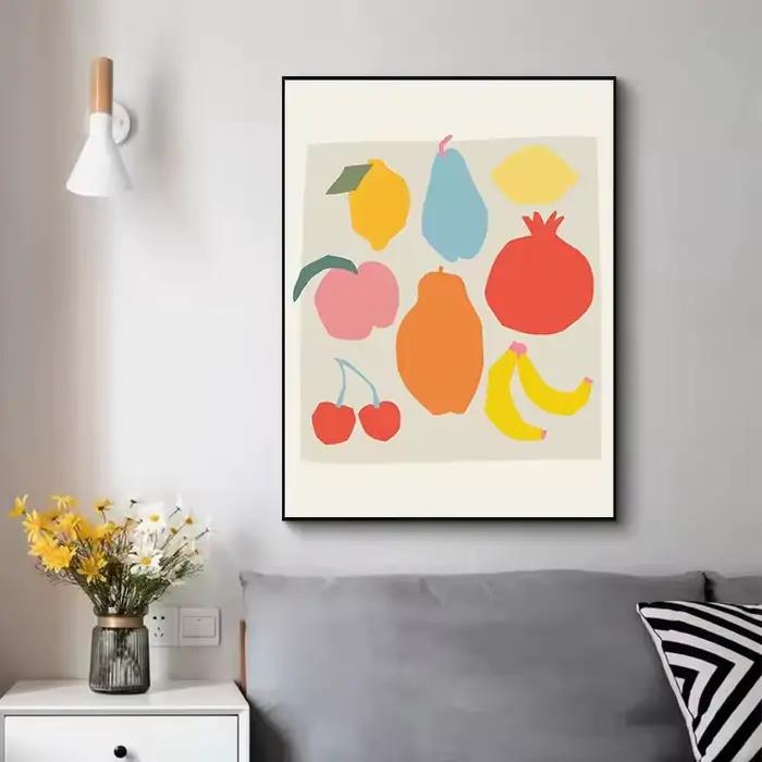 Affiches colorées de lecture pour enfants, imprimés modernes pour salle de classe d'enfant en bas âge, peinture sur toile, images murales, décor de chambre d'enfant de maison