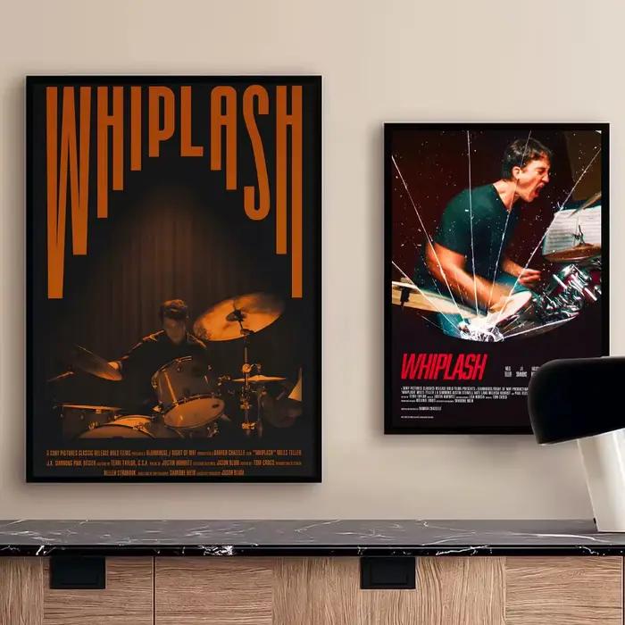 W-Whiplash MOIVE – affiche autocollante en papier imperméable