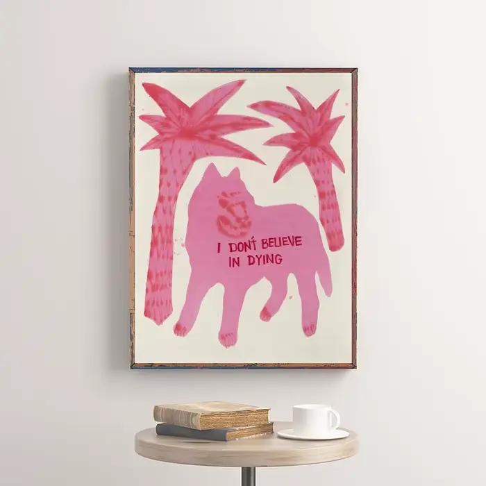 Affiche d'illustration classique abstraite