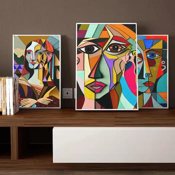 Art mural abstrait scandinave