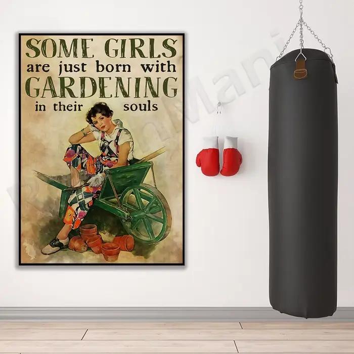 Affiche de jardinier de jardin