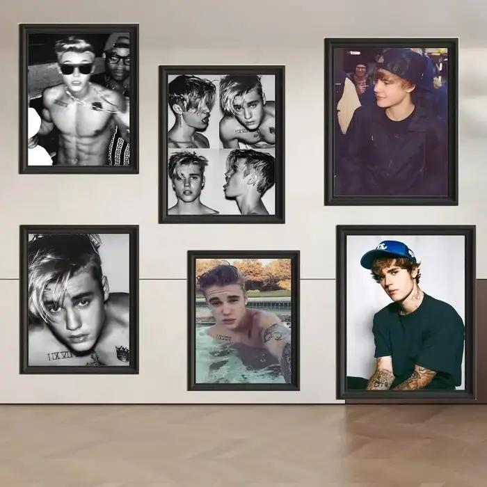 Affiche de chanteur J-Justin Biebers