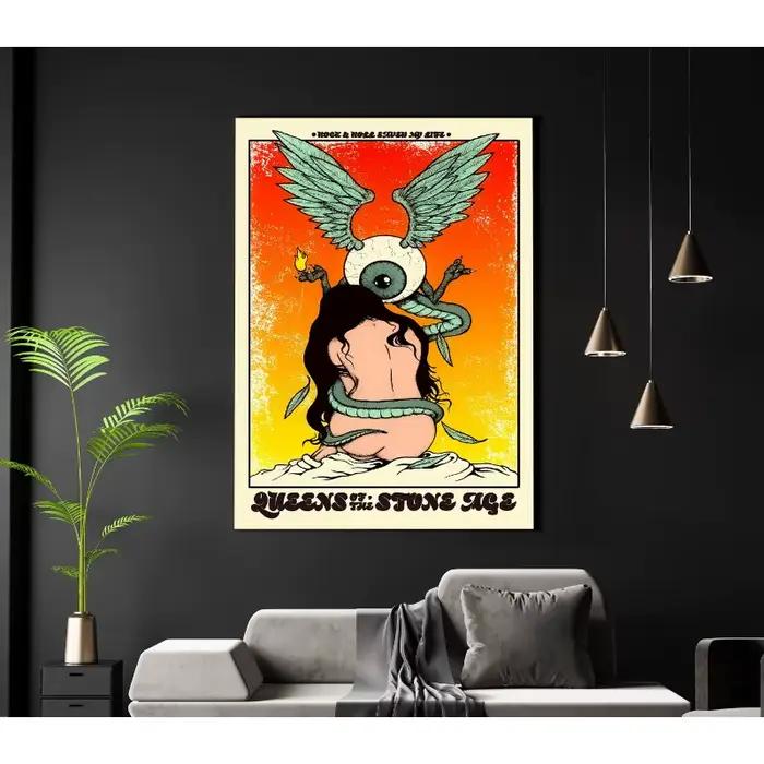Affiche du groupe de rock et de métal Queens of The Stone Age