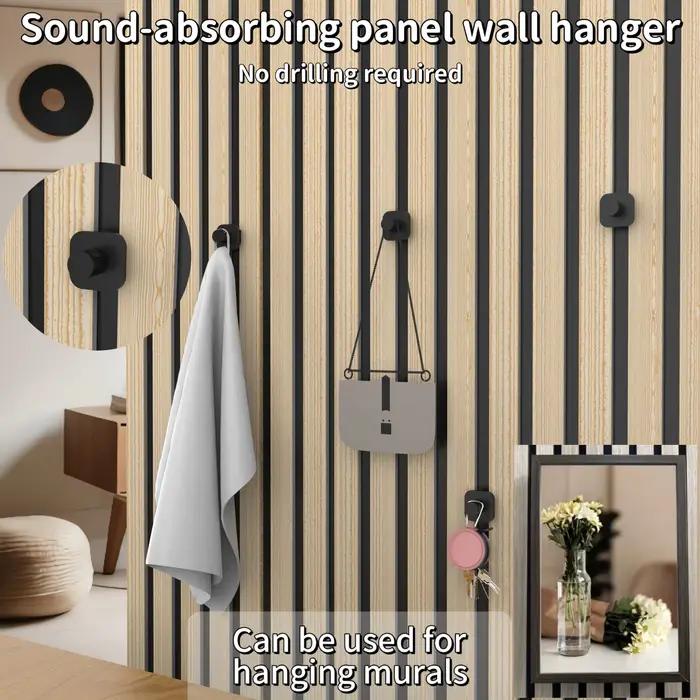 1 panneau insonorisant robuste avec crochet auxiliaire multifonctionnel