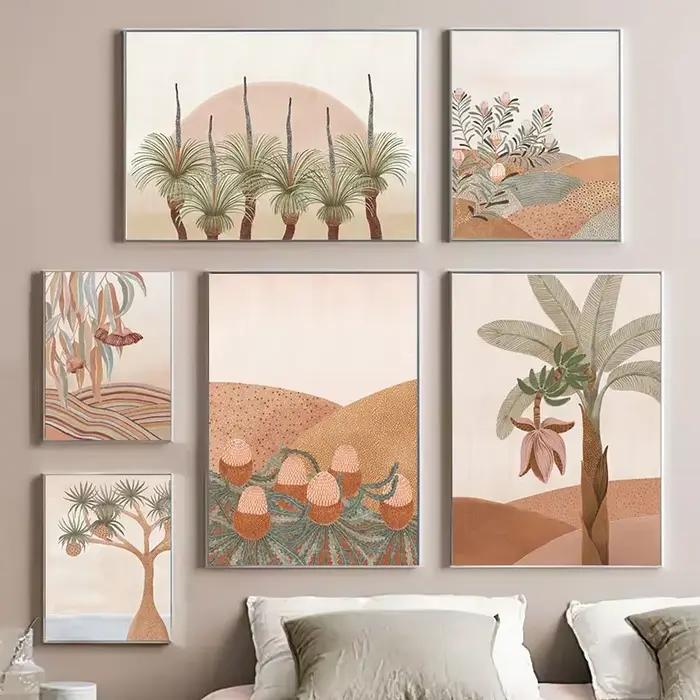 Affiches et imprimés de paysage abstrait Boho