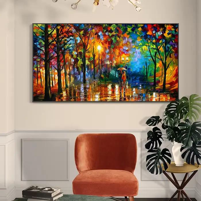 Impressions sur toile abstraites colorées modernes