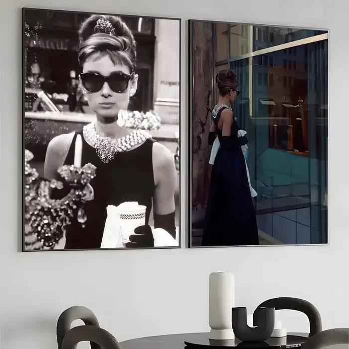 Affiche intemporelle A-Audrey Hepburn