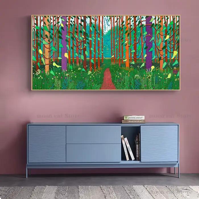 Affiche de FC Hockney avec l'arrivée du printemps