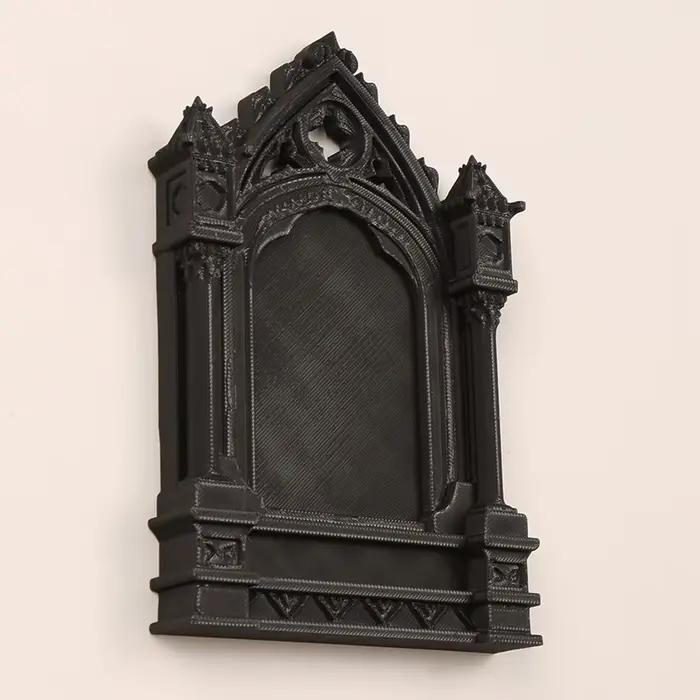 Cadre décoratif en forme d'arche de style gothique sombre transfrontalier pour la décoration murale de maison