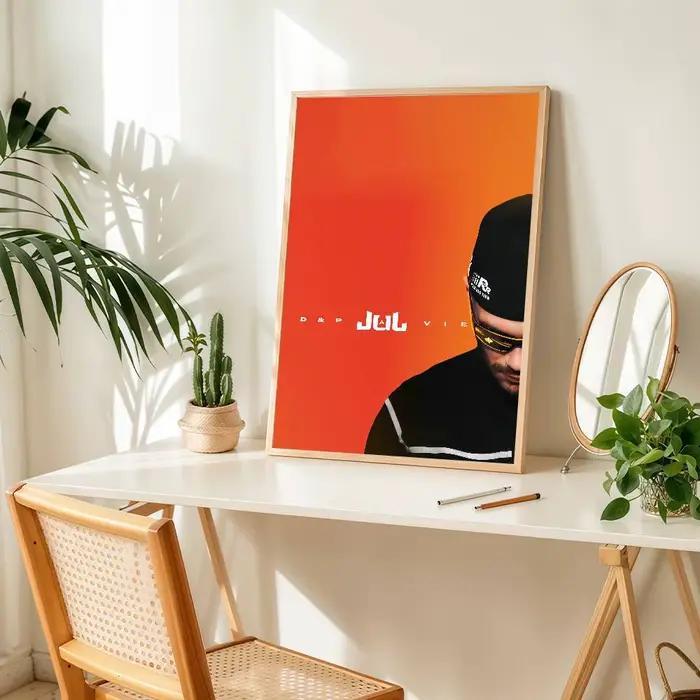 Affiche avec Logo du rappeur JUL