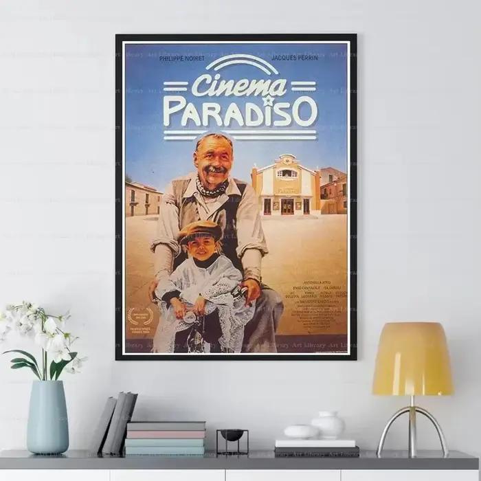 Affiche de film classique Vintage Nuovo Cinema Paradiso 1988, italie Flim, images d'art murales, décor de Bar, Club, maison, bureau, peinture sur toile