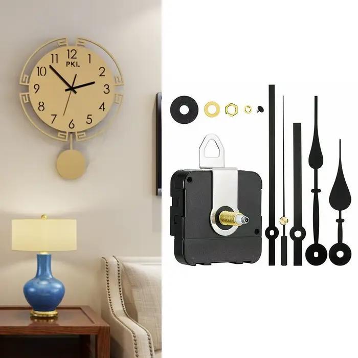 Horloge murale à quartz en métal