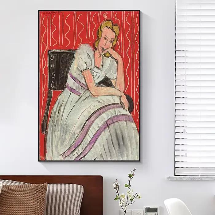 Célèbre peinture à l'huile abstraite par Henri Matisse mur Art toile affiches et impressions pour salon chambre maison mur photo décor