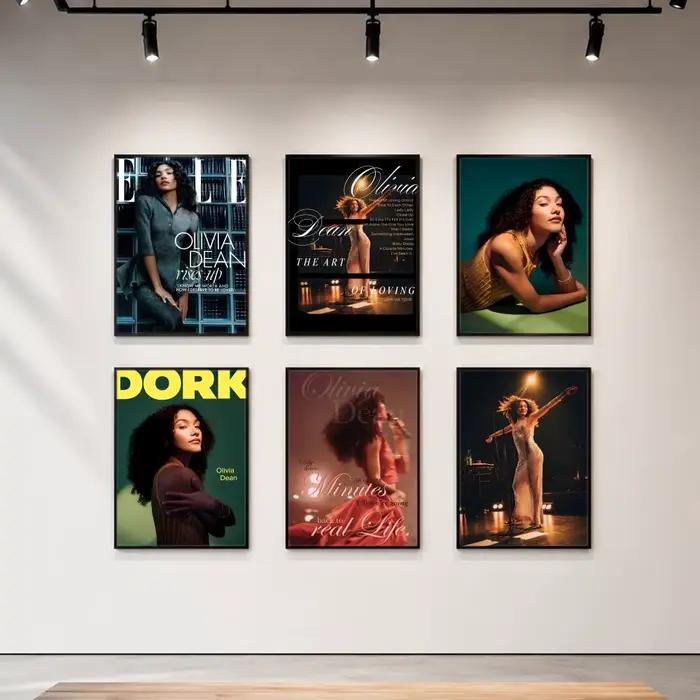 Affiche modèle OOlivia Dean