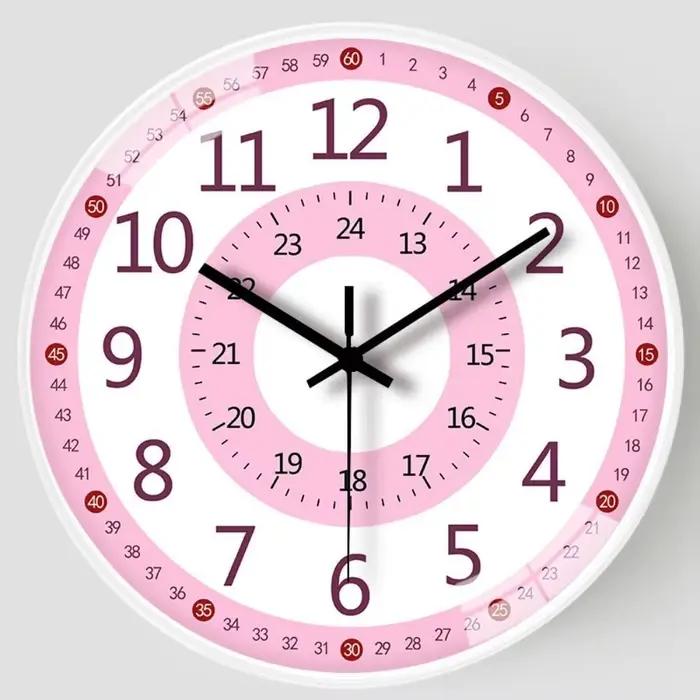 Horloge murale silencieuse à grand cadran