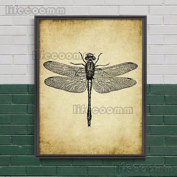 Peinture sur toile d'art mural vintage
