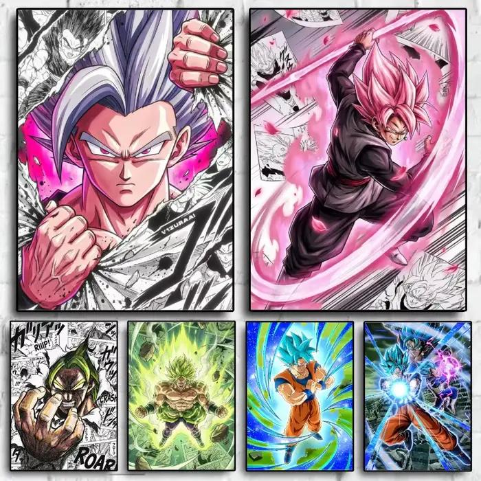 Poster d'anime Dragon Ball Super Saiyan