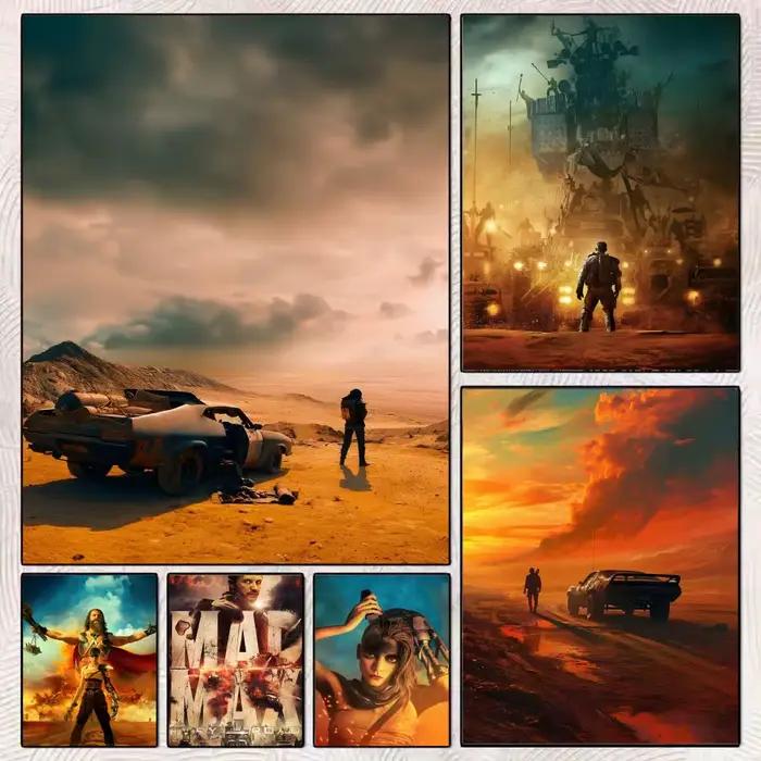 Affiche de film rétro C-Classic Mad Max 4 Fury Roads