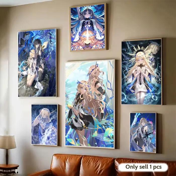 Fleurdelys Wuthering Waves Poster – autocollants muraux artistiques modernes