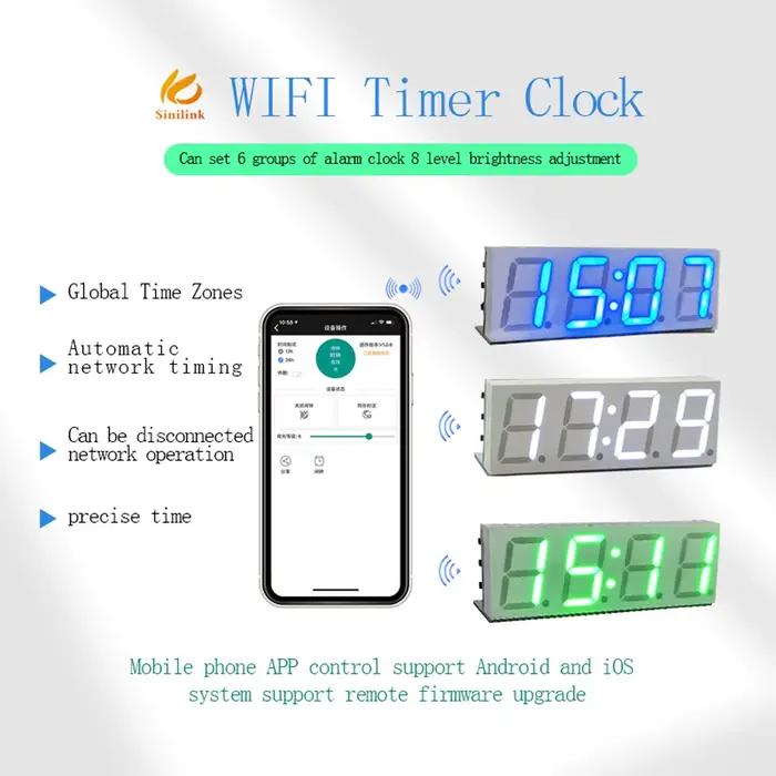 Clock-Horloge électronique numérique