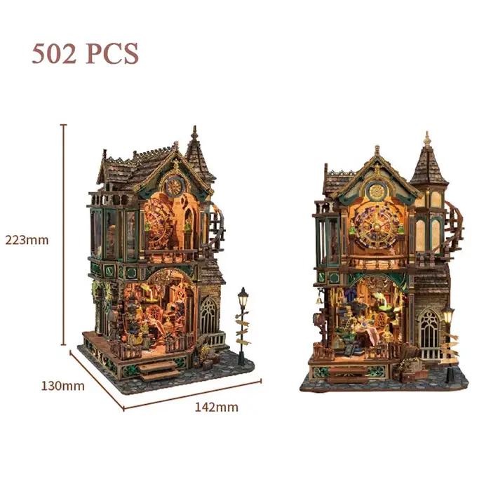 Kits de figurines miniatures DIY en bois