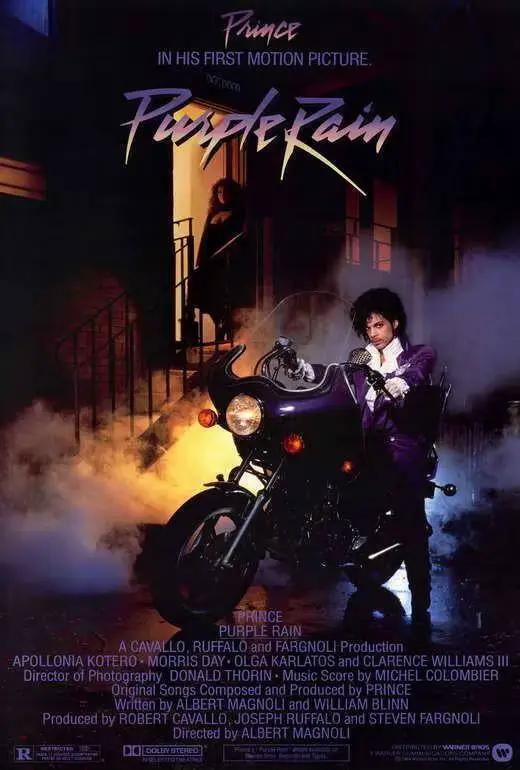 ThéCE PURPLE RAIN Film POSTER SILK Poster