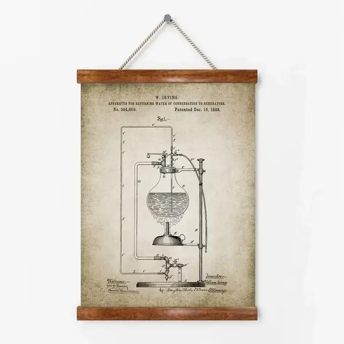 Affiches Vintage d'éléments chimiques imprimées