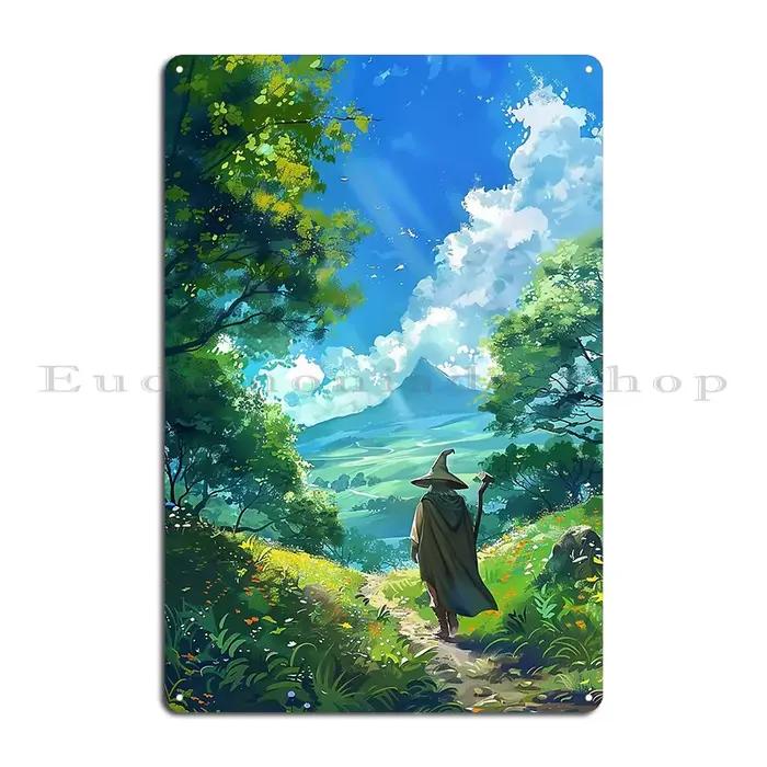 Affiche en Plaque métallique Studio Ghibli