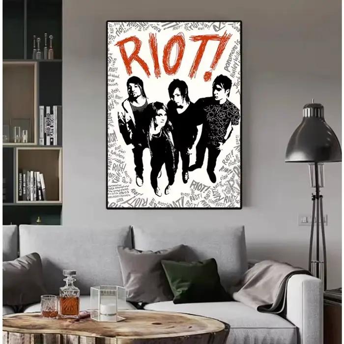 Affiche de la groupe EMO-PUNK américain Paramore