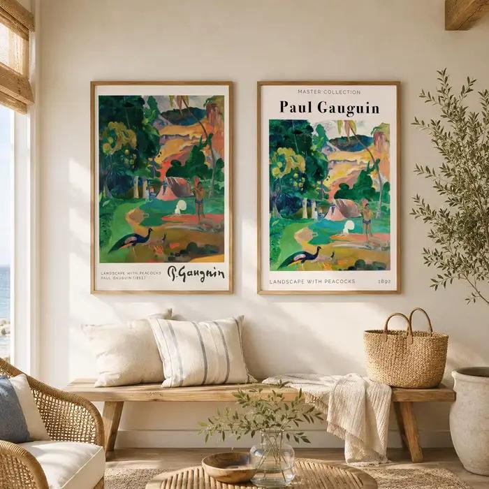 Affiche classique du peintre P-Paul Gauguin