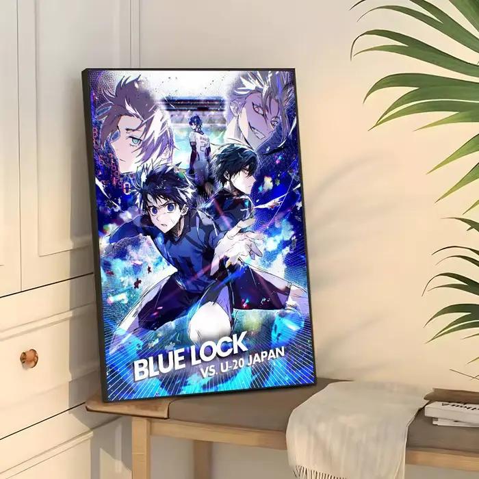 Affiche murale pop L-Lock Anime b-blue